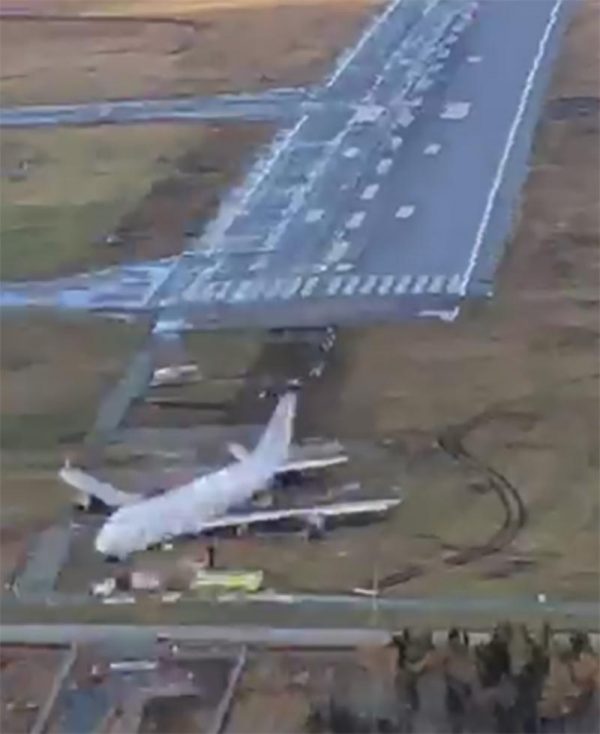 BREAKING A Boeing 747 400F Cargo Went Off The End Of Runway 14 At