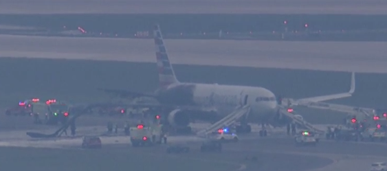 Breaking American Airlines Boeing 767 Caught Fire During Takeoff At 