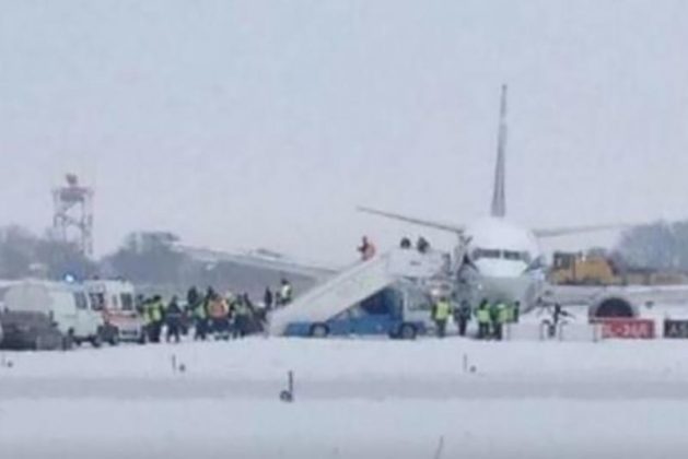 BREAKING Belavia Boeing 737 ran off runway on landing at Kiev-Borispol ...