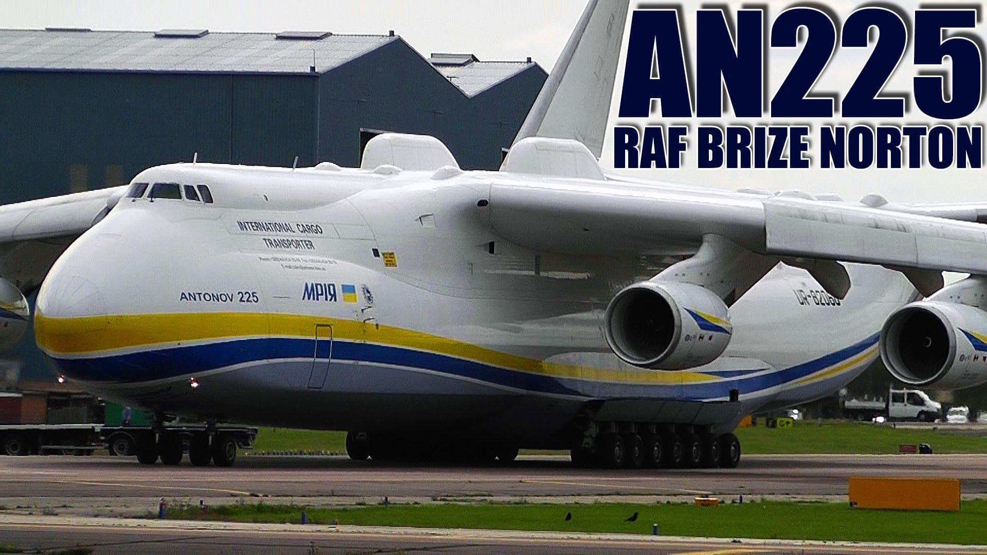 VIDEO Worlds Biggest Plane Antonov AN225 Takeoff at Brize Norton AIRLIVE