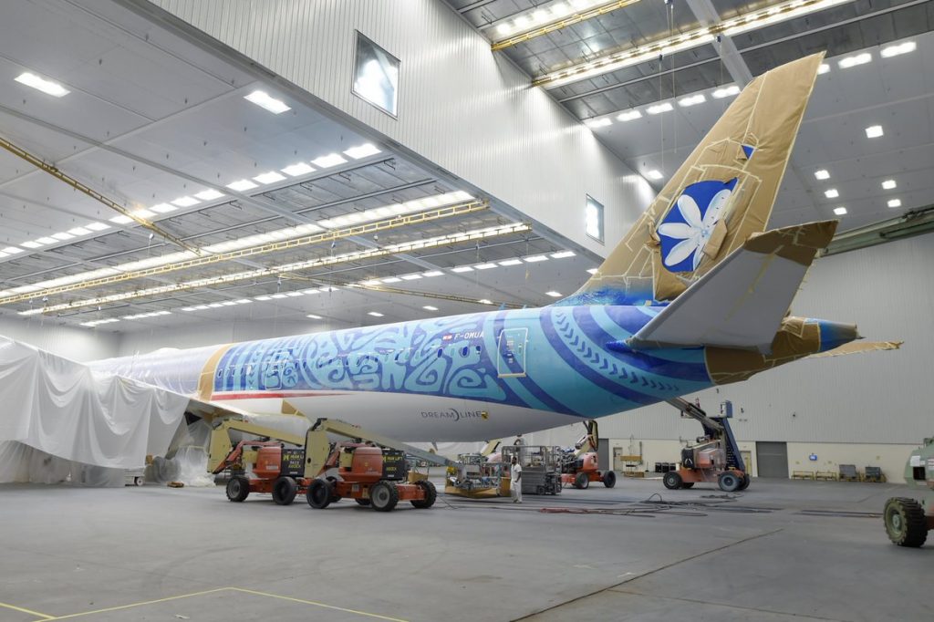 Air Tahiti Nui unveils a beautiful new Polynesian symbols livery on its