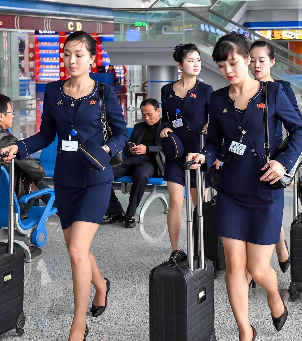 Japanese stewardess