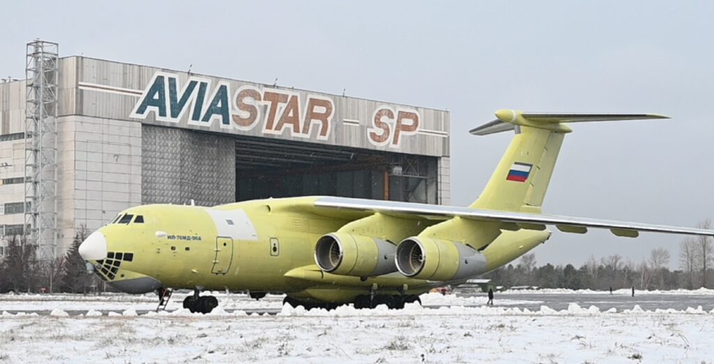 New Il-76MD-90A for the Ministry of Defense of Russia. November 2022, Russia. recently this russian aircraft exploded in the hangar