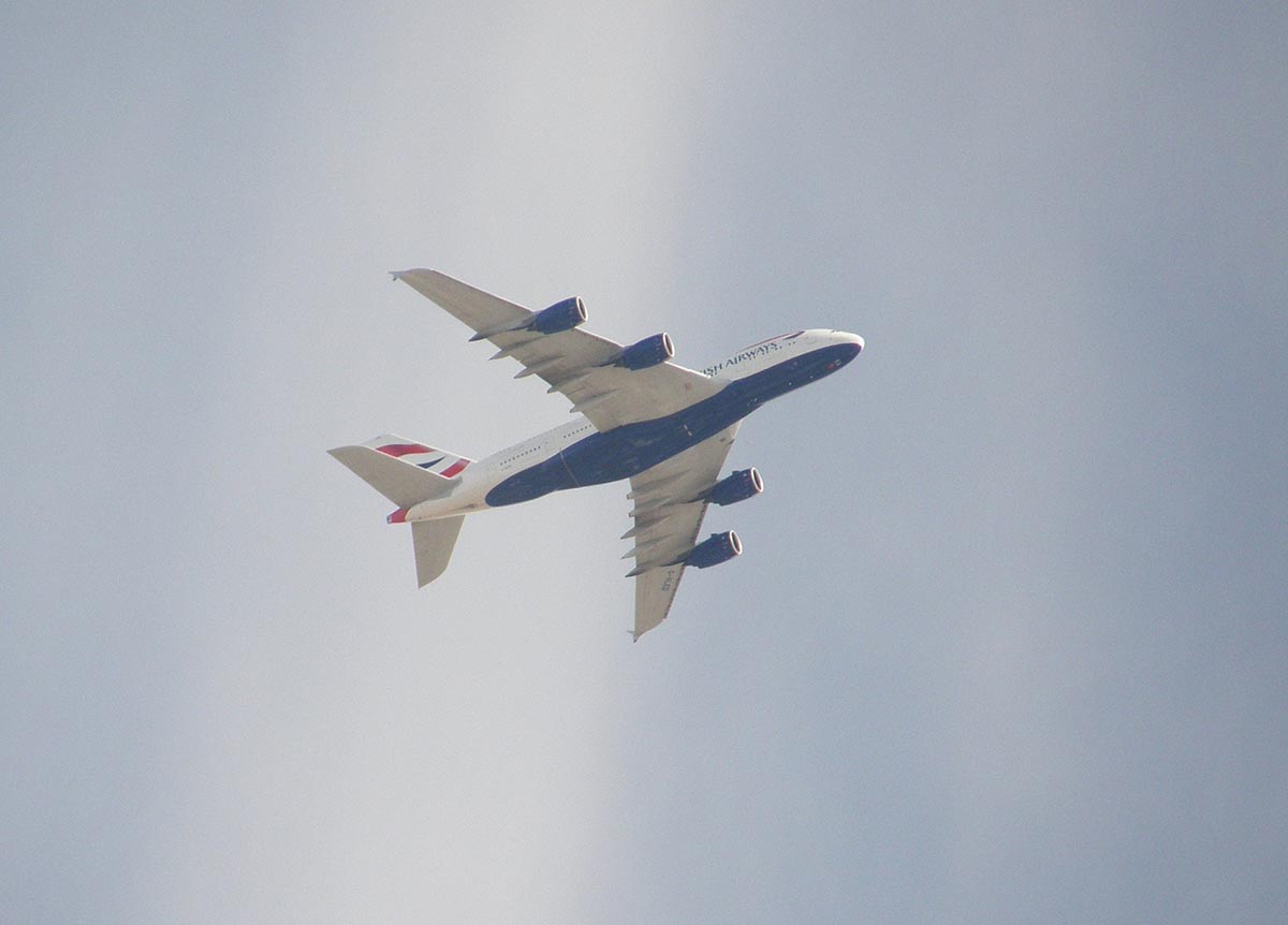 British Airways A380 #BA12 uziemiony na 5 godzin z powodu problemu technicznego