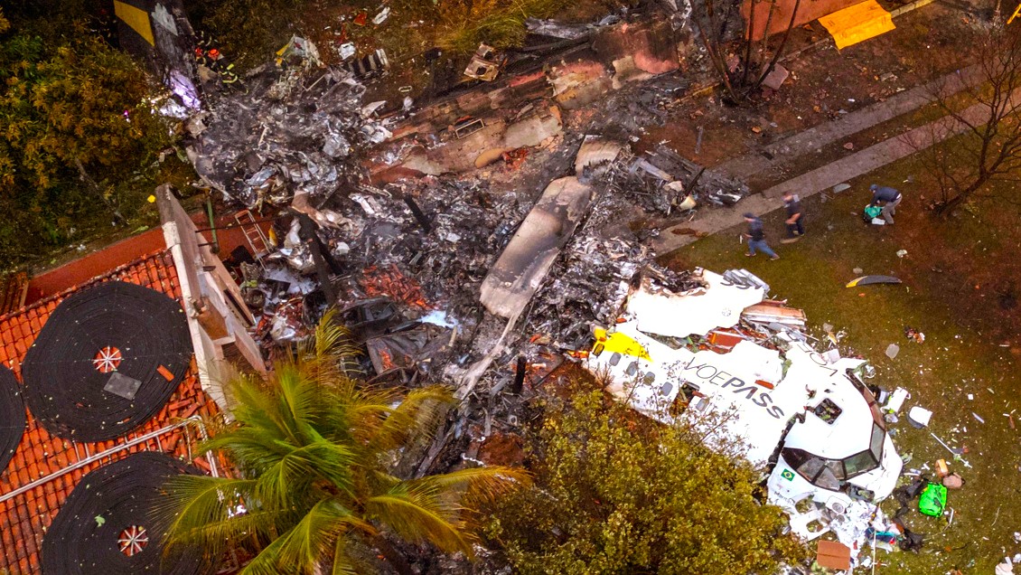 They went to the wrong gate and missed the flight, which crashed in Brazil an hour later